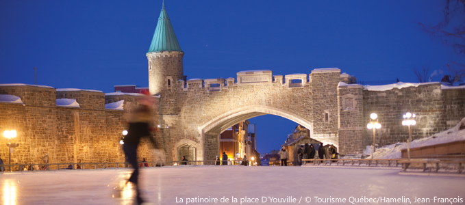Patinoire place d'Youville